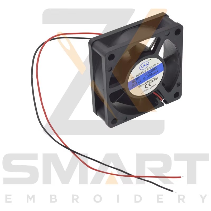 Hladilni ventilator 60*60*20 12 Volt Tajima SWF kitajski stroj za vezenje delov EDH06-60*60*20-12V