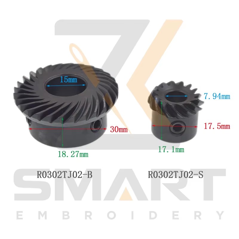 Beverl Gears za stroje Tajima R0302TJ02-B R0302TJ02-S