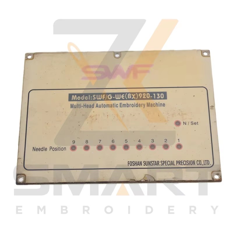 9 Barvni nageljni položaj kartice SWF embroidery stroj deli ESWF-NPC09-U